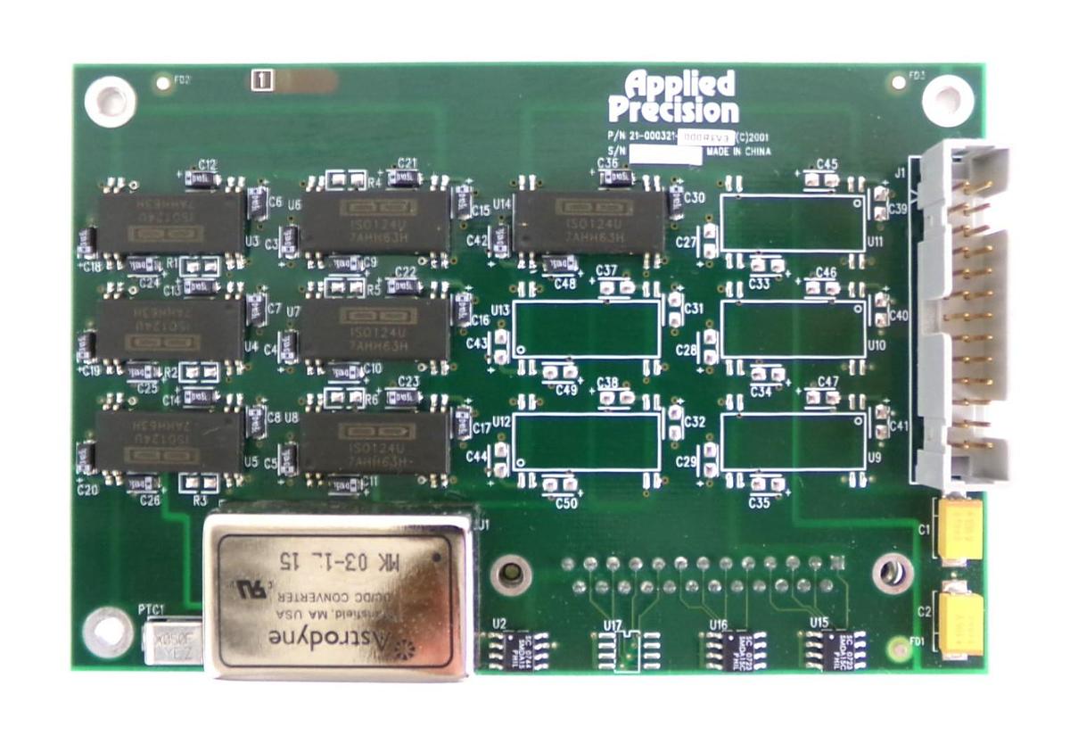 Used Applied Precision 21-000321-000 NanoValve Controller PCB AMAT Working Surplus