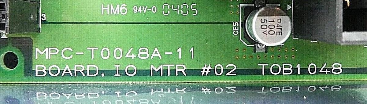 Used TEL Tokyo Electron MPC-T0048A-11 I/O MTR #02 PCB TOB1048 Working Surplus