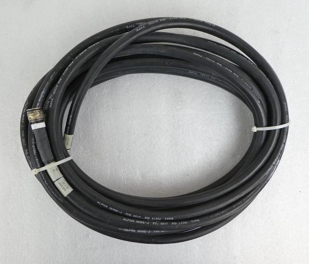Used AMAT Applied Materials 0226-31917 RF Coaxial Cable 30 Foot Working Surplus