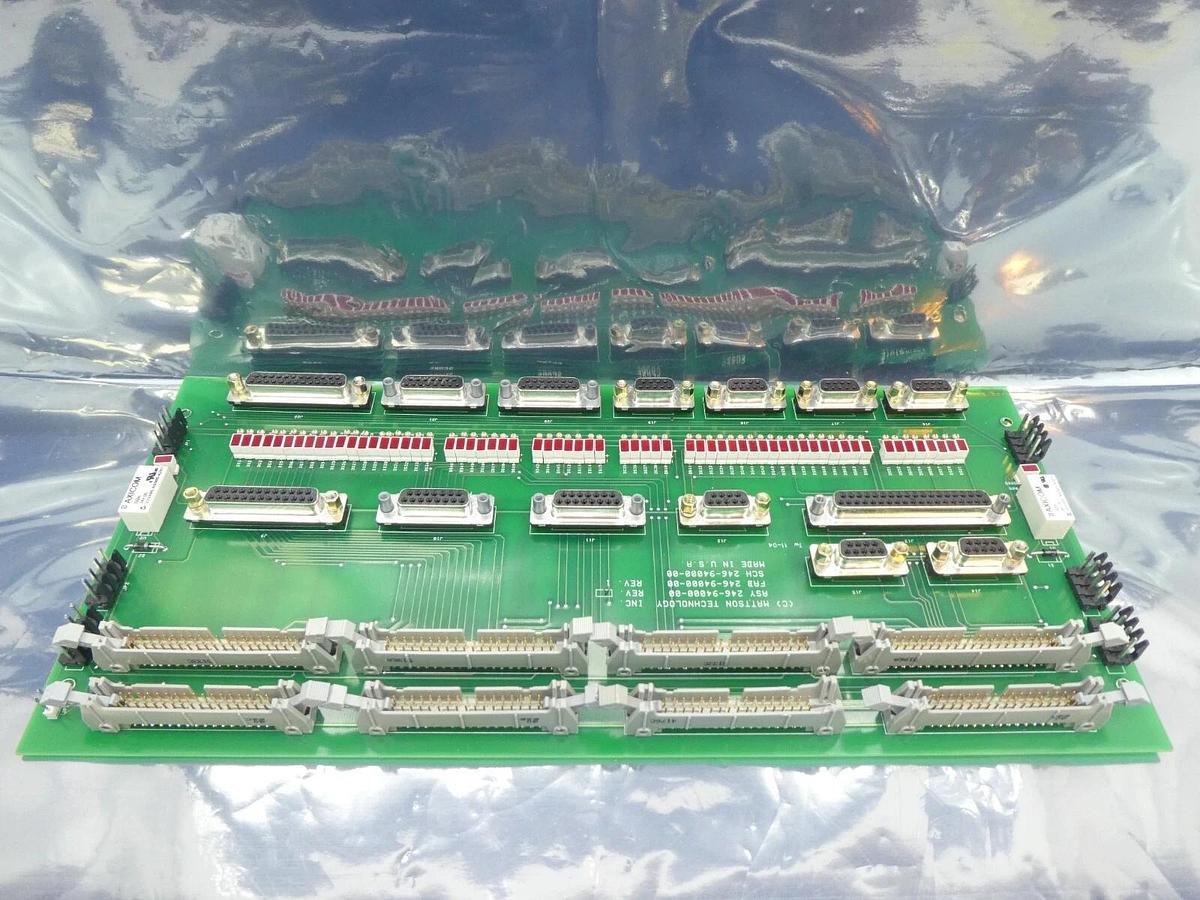 Used Mattson Technology 246-94000-00 Analog Interface PCB Rev. A Broken Connector Tab
