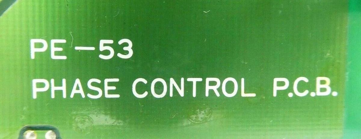 Used Varian Semiconductor Equipment VSEA PE-53 Phase Control PCB Working Surplus