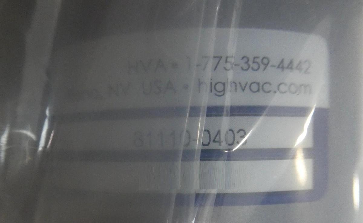 Nor-Cal Products 470-158791-00 4" ISO-F Gate Valve 81110-0403 New Surplus