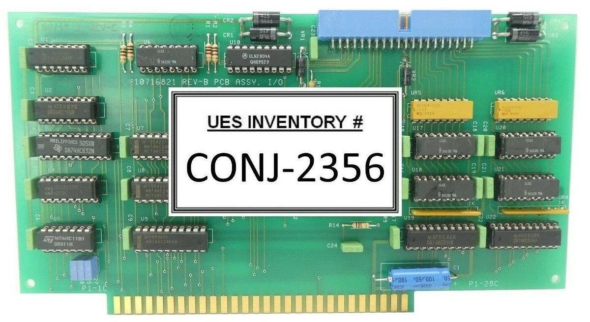 Used Varian Semiconductor Equipment VSEA 10716821 I/O PCB Card Rev. B Working Surplus