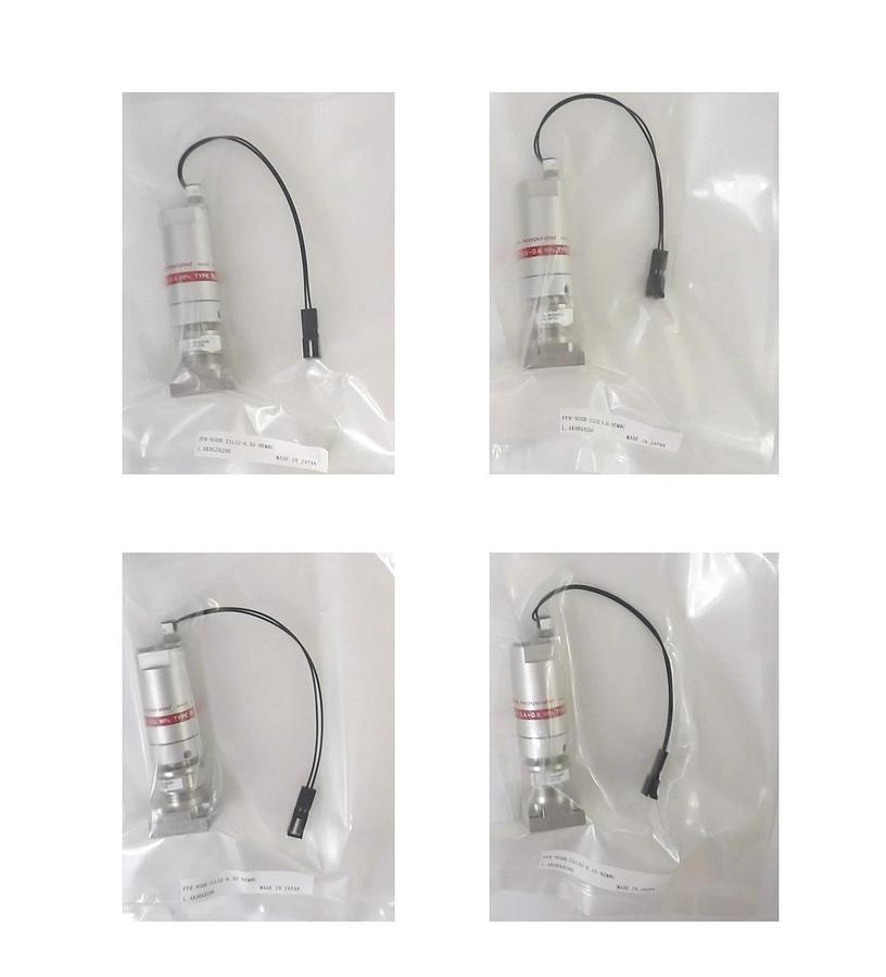 Used Fujikin FPR-NSDB-21LS2-6.35-NEM#C Valve Fine Series Reseller Lot of 4 New