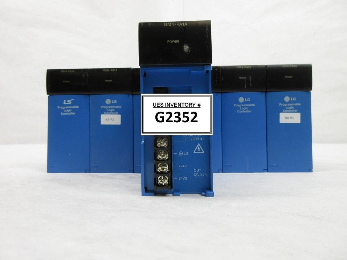 Used LG GM4-PA1A LS Power Supply PLC Programmable Logic Controller Lot of 7 Used