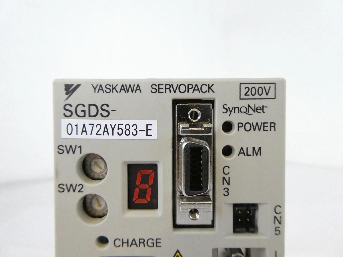 Used Yaskawa Electric SGDS-01A72AY583 Servo Drive SERVOPACK SynqNet Lot of 2 Working