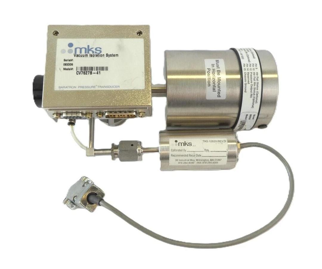 Used MKS Instruments CV7627B-41 Baratron Vacuum Isolation System Working Surplus