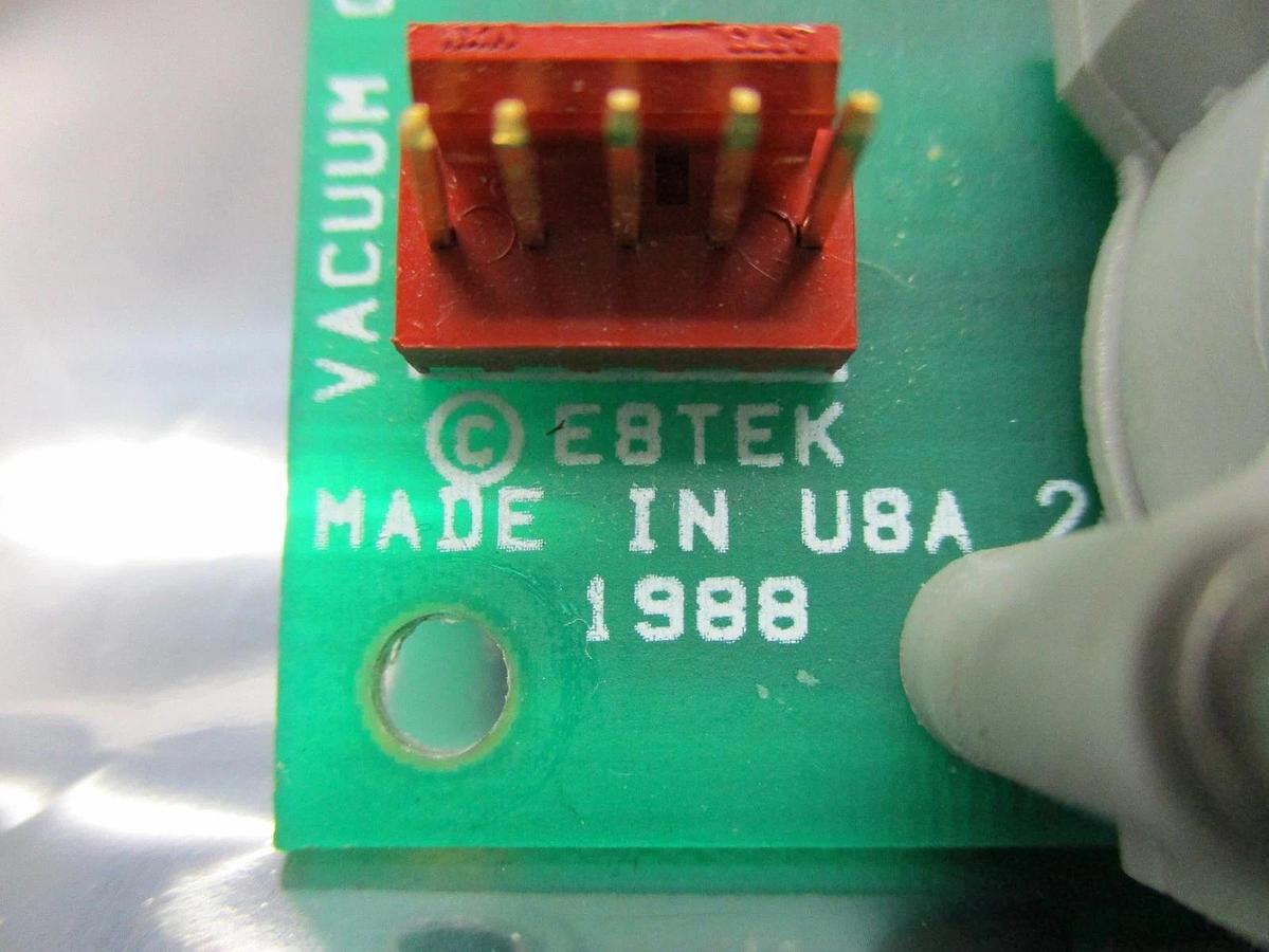 Used Estek 398-18886-1 Pneumatic Vacuum Chuck Control Board PCB 398-18886-1 Used