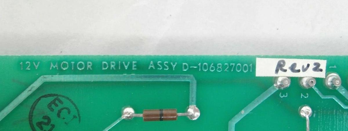 Used Varian Semiconductor VSEA D-106827001 12V Motor Drive PCB Card Working Surplus