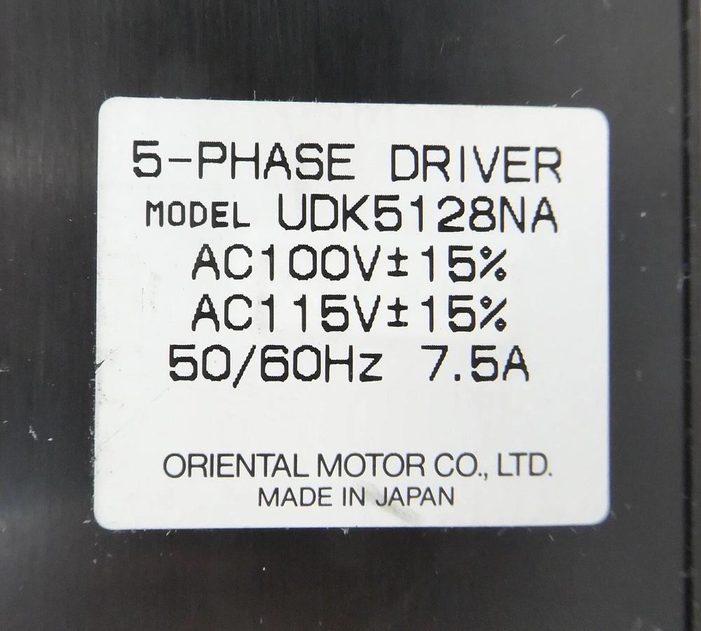 Used Oriental Motor UDK5128NA 5-Phase Driver Super VEXTA Lot of 4 Working