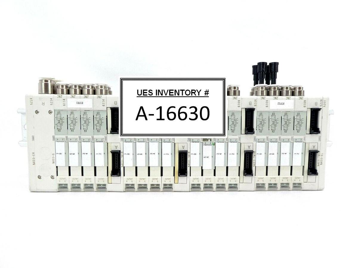 Used CKD N4E0 Series 16-Port Pneumatic Manifold N4E0-TM1B N3E0660 TEL Lithius Working