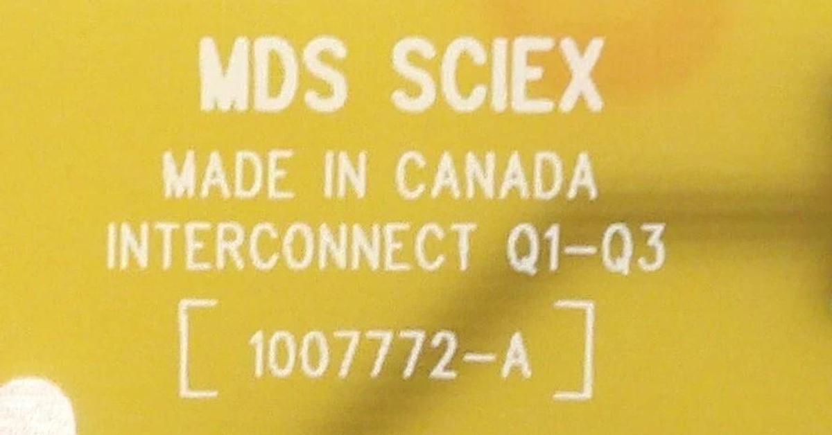 Used AB Sciex 1007428 Linear Ion QTRAP Quadrupole Q1 Q3 API 3200 1007787 MDS Working