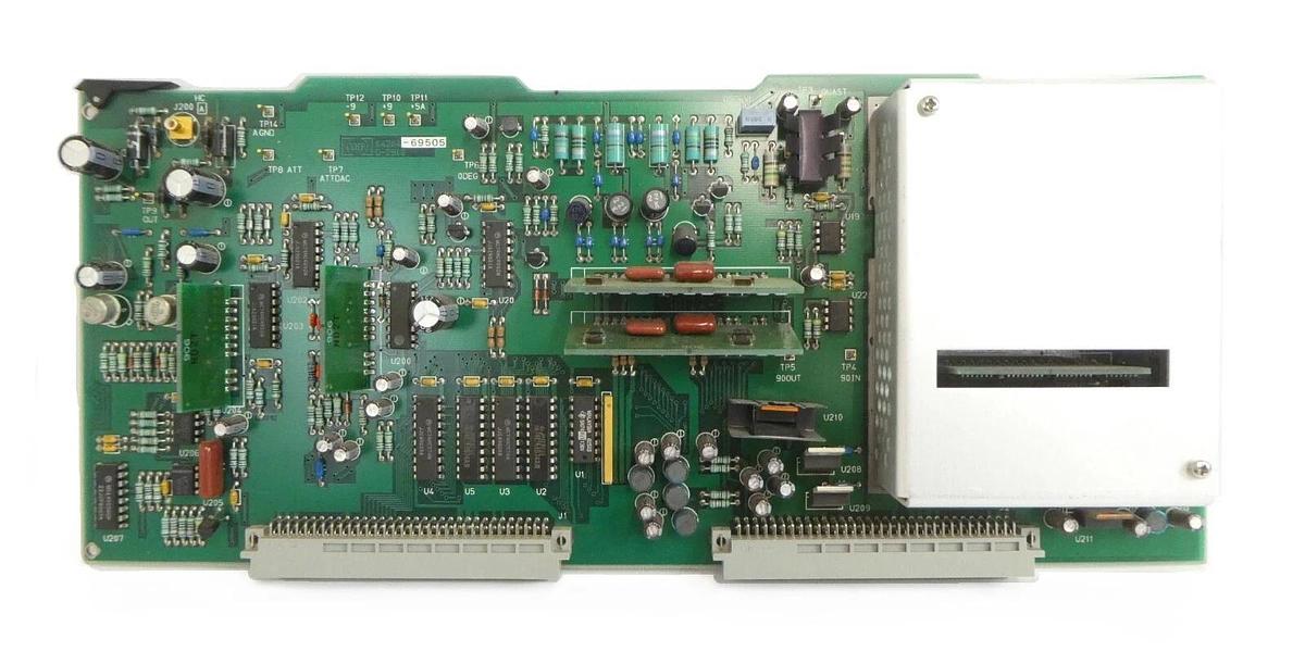 Used HP Agilent 04284-69505 LCR Meter Interface PCB Assembly Working Surplus