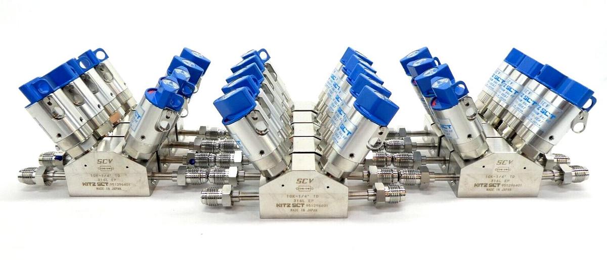 Used KITZ SCT 951296401 Block Valve 10K-1/4" TD 316L EP Reseller Lot of 13 Working