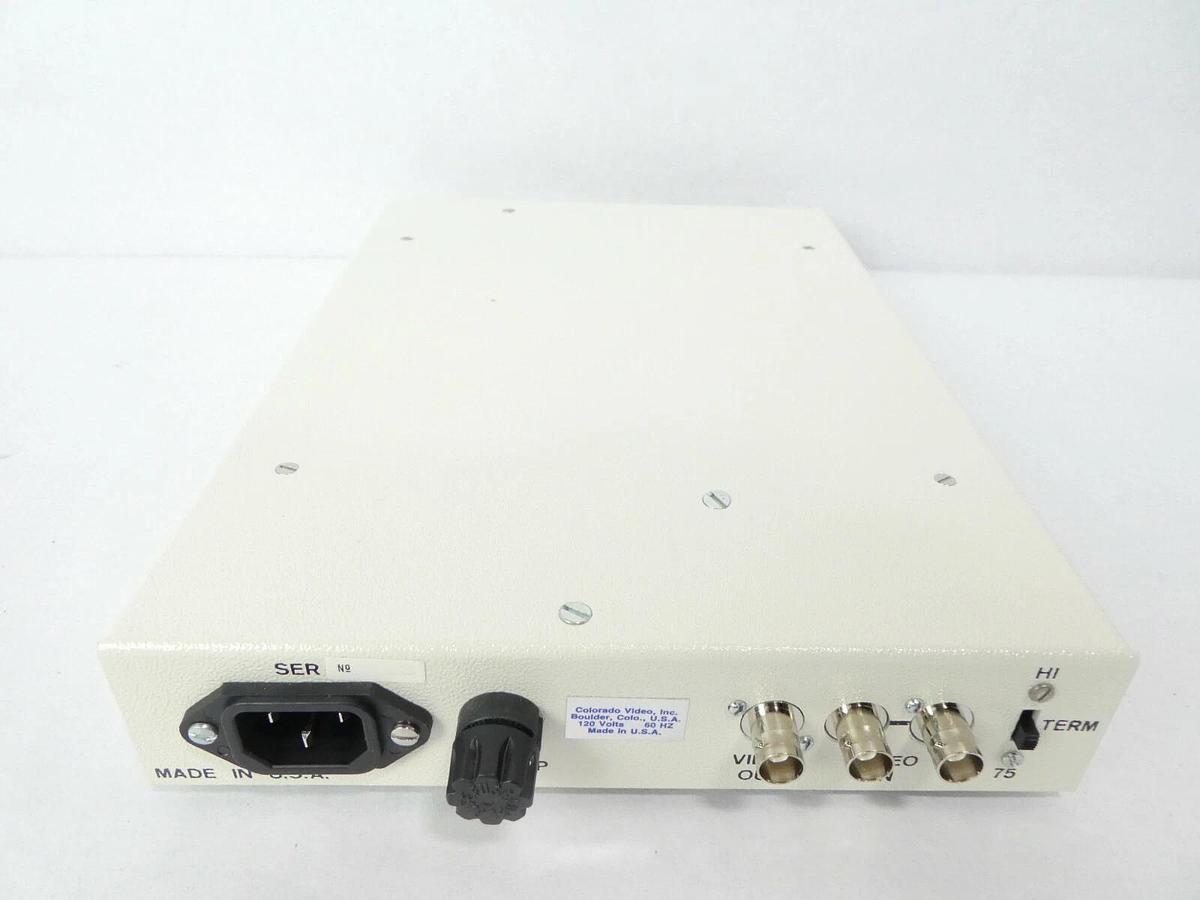 Used Hitachi KP-D50U CCD Camera & Colorado Video 620 X-Y Indicator Used Working