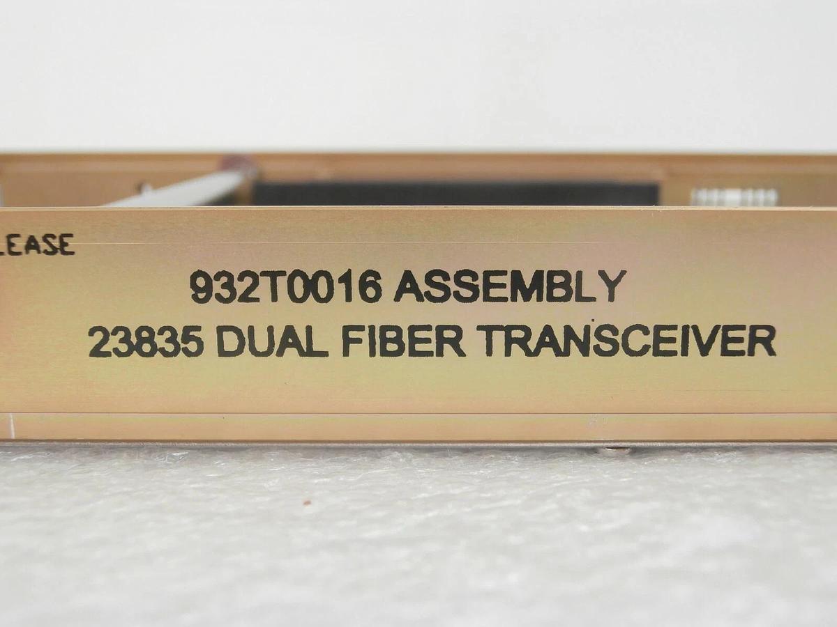 Used Semitool 932T0016-01 Dual Fiber Transceiver 23835 PCB Assembly 2601800 Rev. J