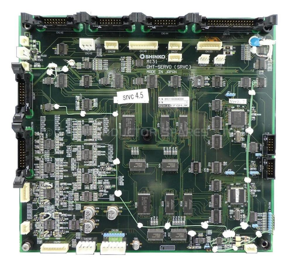 Used Shinko Electric 3FE113C004300 PCB OHT-SERVO (SRVC) M131 SRVC 4.5 Ver. 2,7 Spare