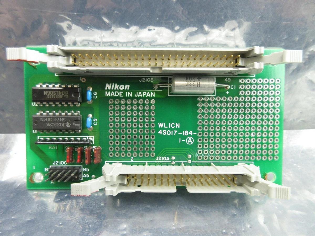 Used Nikon 4S017-184-1-Ⓐ Interface Board PCB WLICN NSR-1755G7A Step-and-Repeat Used
