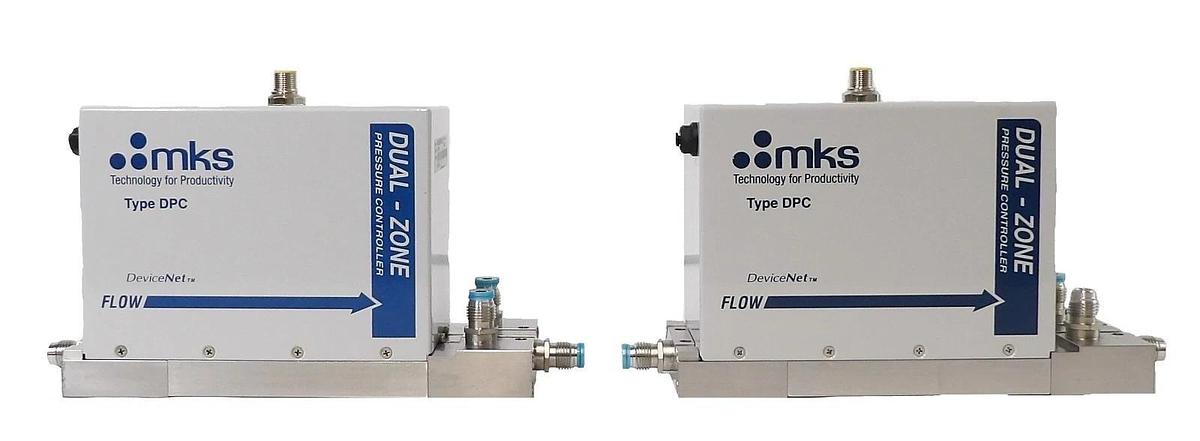 Used MKS Instruments Dual-Zone Pressure Controller Type DPC Reseller Lot of 2 Working