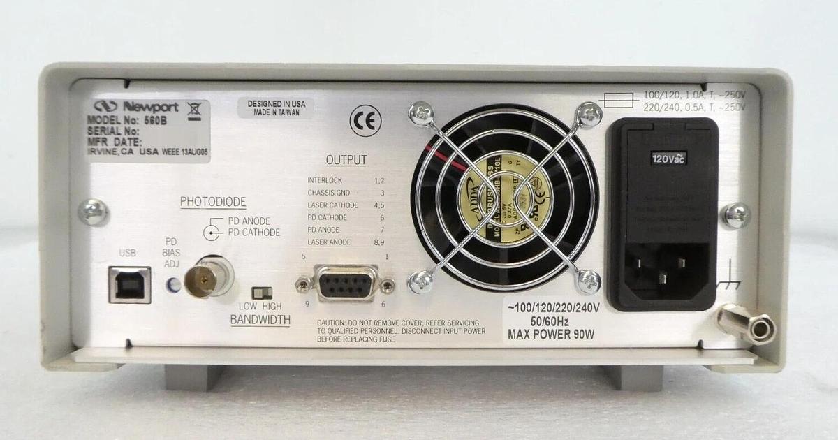 Used Newport Model 560B Laser Diode Driver Working Surplus