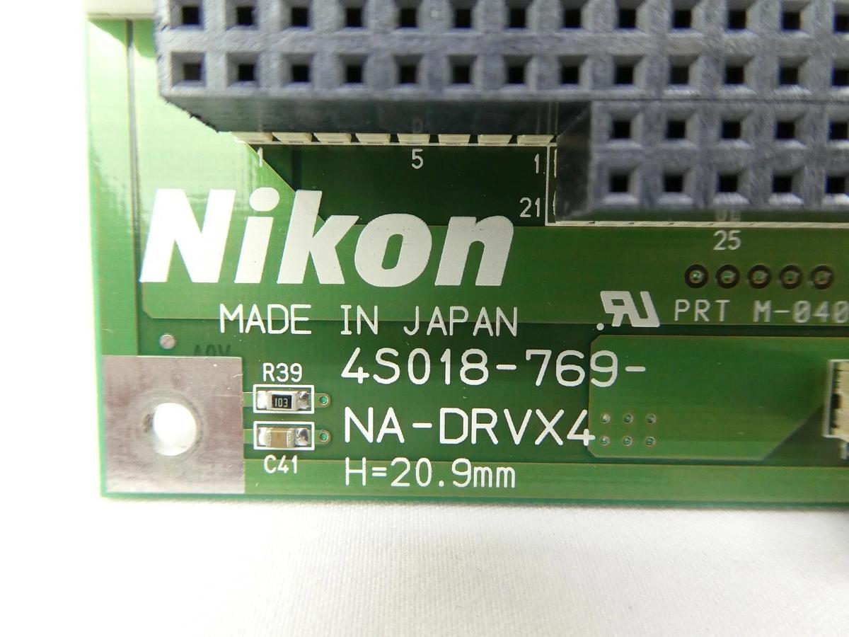 Used Nikon 4S018-769 Driver Board PCB NA-DRVX4 H=20.9mm NSR-S306C DUV Working