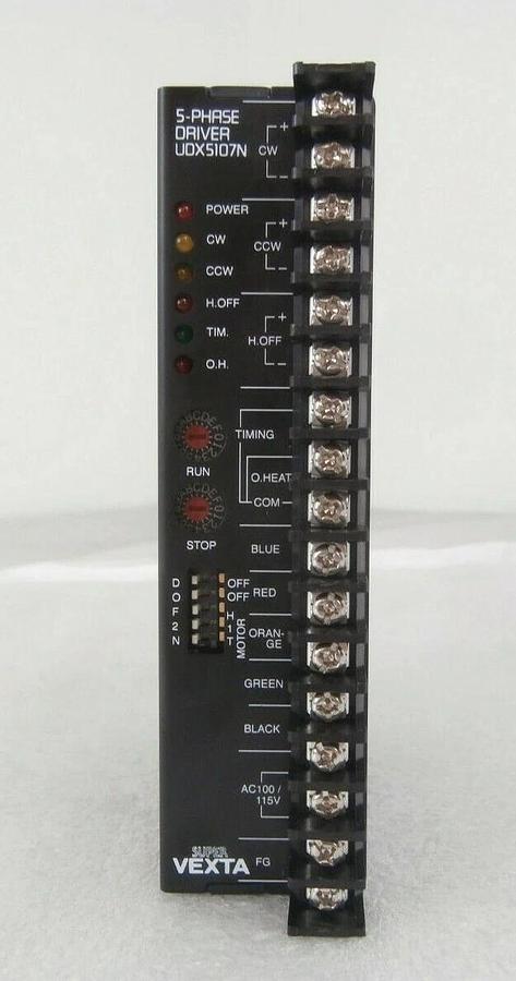 Used Oriental Motor UDX5107N 5-Phase Driver Super VEXTA Lot of 3 Working Surplus