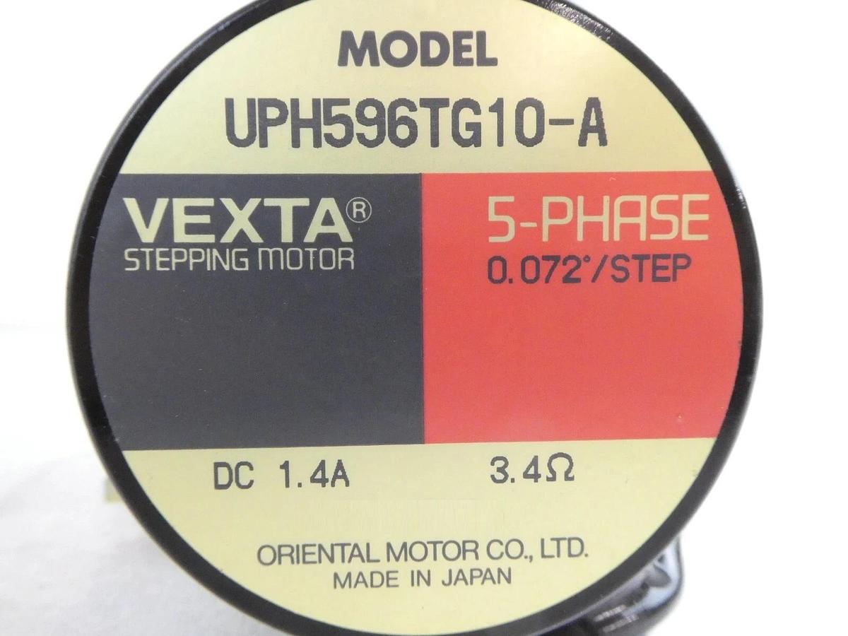 Used Oriental Motor UPH596TG10-A A6259-9415TG Stepping Motor VEXTA Lot Of 2 Working