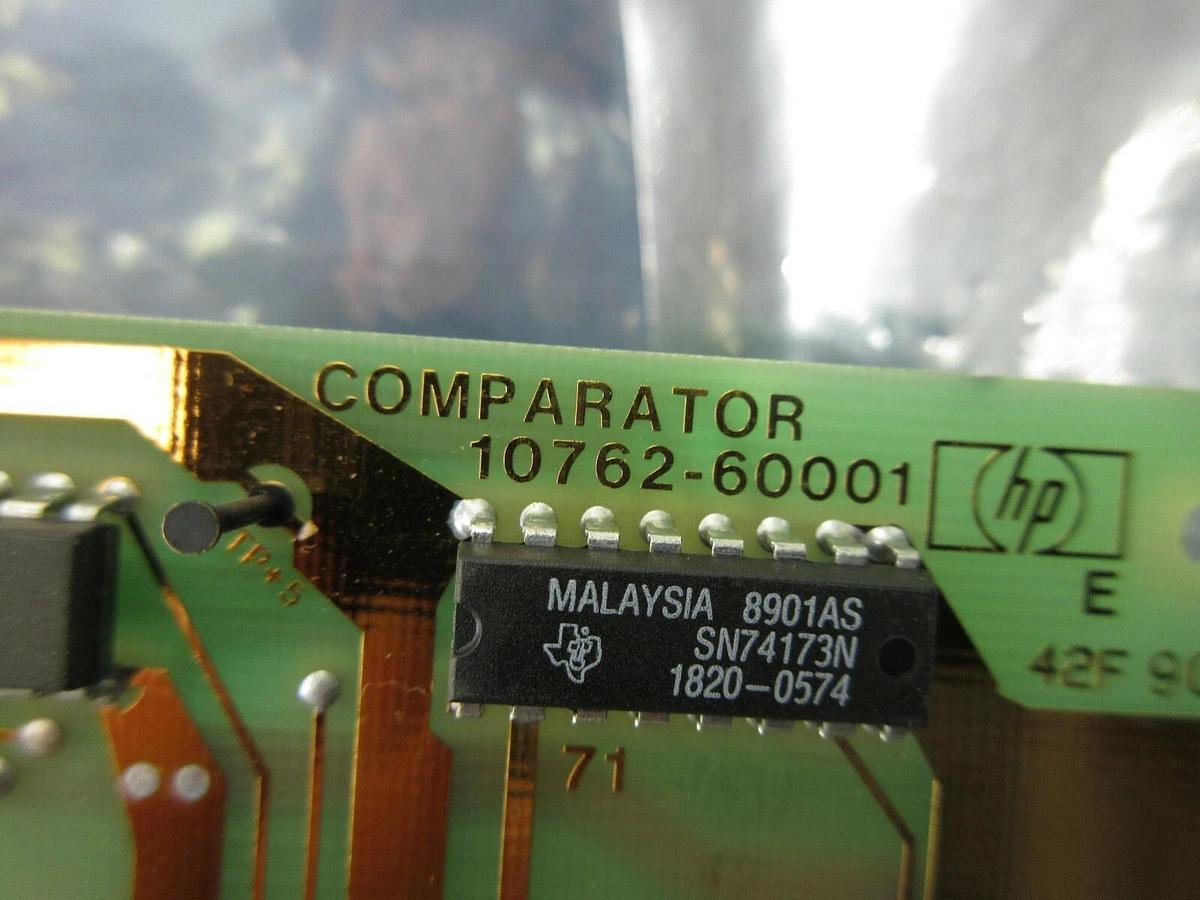 Used HP Hewlett-Packard 10762-60001 Comparator PCB Card ASML 4022.428.1777 PAS Used
