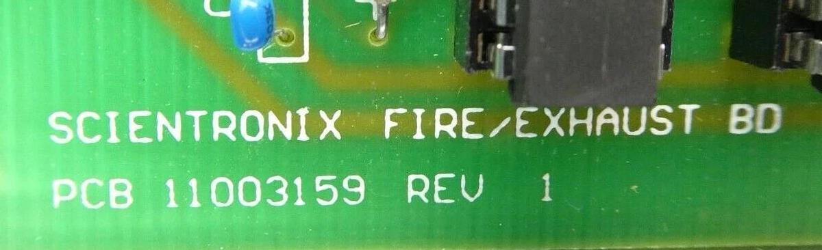Used Scientronix 110031596 PCB FIRE/EXHAUST BD Reseller Lot of 3 Working Surplus