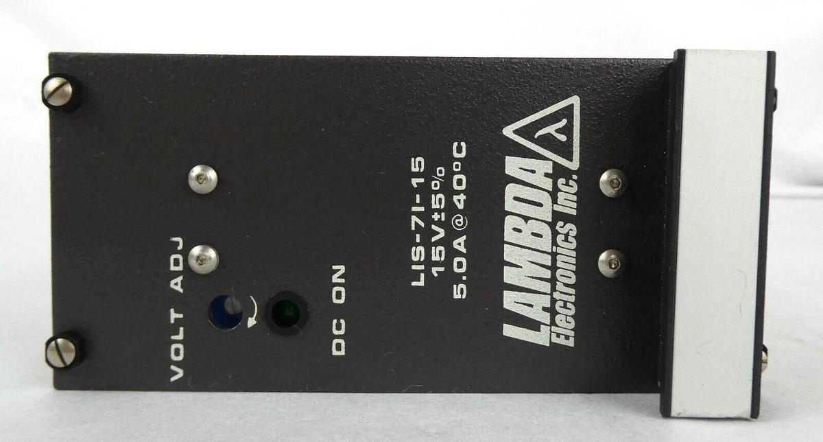Used Lambda LIS-71-15 Power Supply AMAT 1140-00078 Reseller Lot of 3 Working Surplus