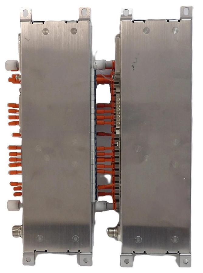 Used SMC IN587-21 21-Port Pneumatic Manifold SJ2A60T-5NFZ-N1-X21 Lot of 2 Working