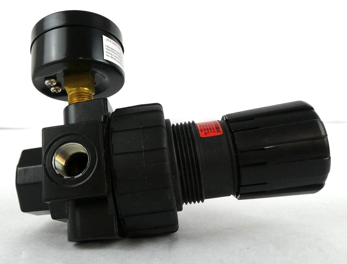 Parker 06R213AC 3/8" Pressure Regulator with Gauge New Surplus