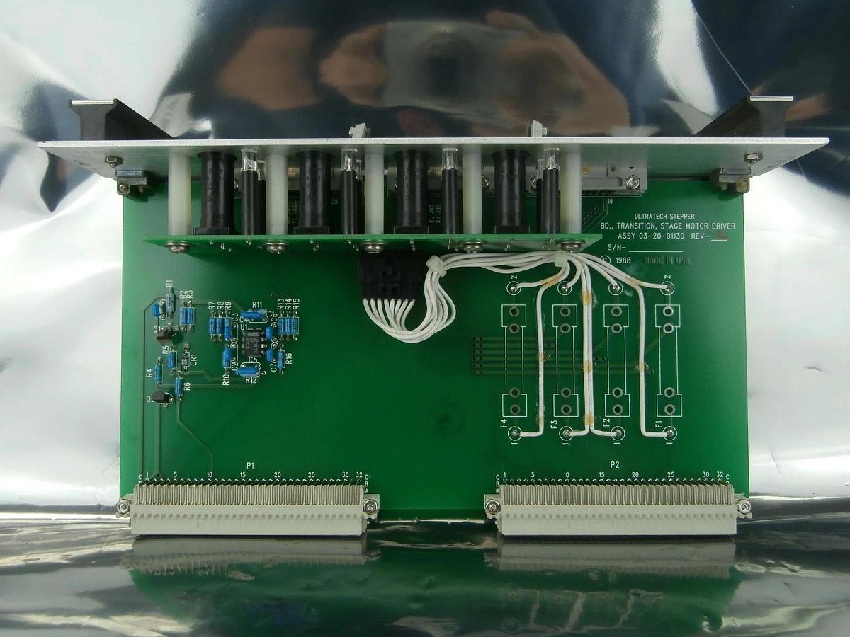 Used Ultratech Stepper 03-20-01130 Transition Stage Motor Driver PCB Card Left X