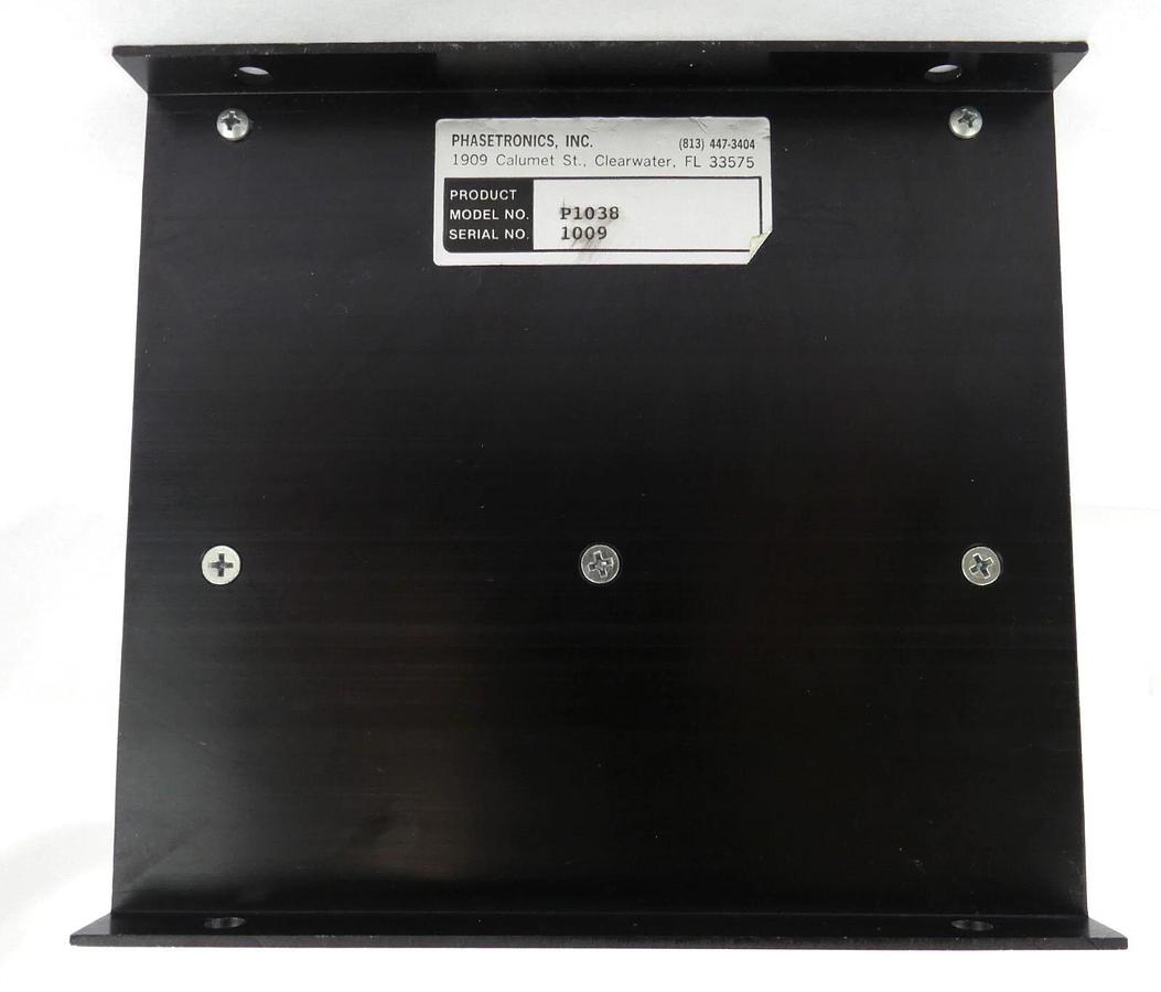 Used Phasetronics P1038 Phase Angle Controller P5000 AMAT 0190-09009 Working