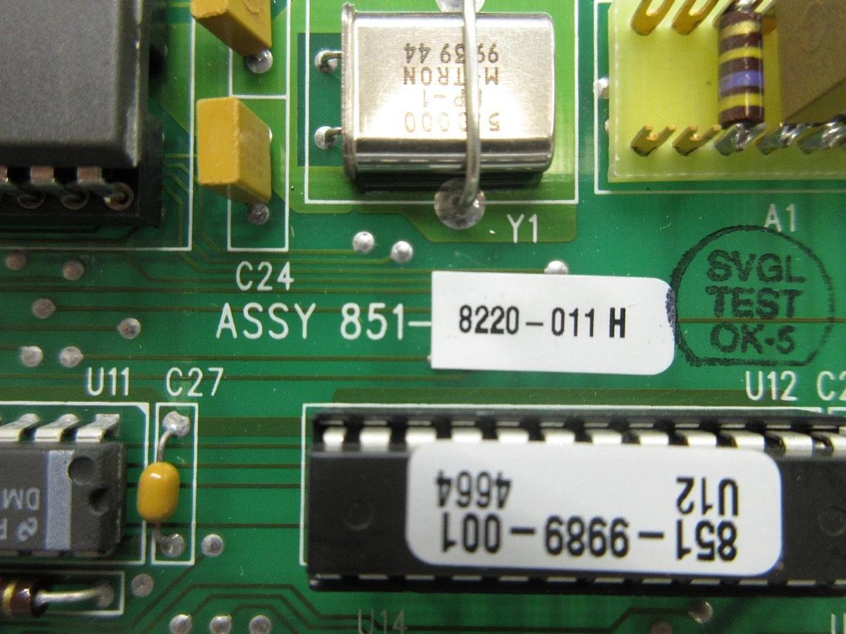 Used SVG Silicon Valley Group 851-8220-011 Processor PCB Card Rev. H ASML 90S Used