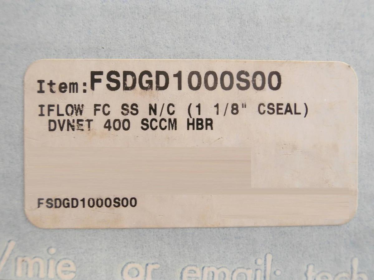 Millipore FSCGD1000S00 Mass Flow Controller MFC IntelliFlow 3030-00842 New Spare