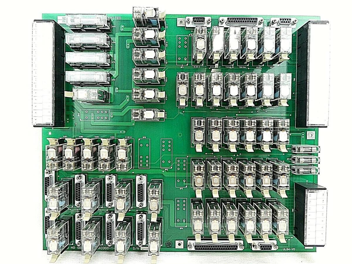 Used TEL Tokyo Electron A40366-1 Relay Board PCB TRIAS6 MB SB TEL Trias Working Spare
