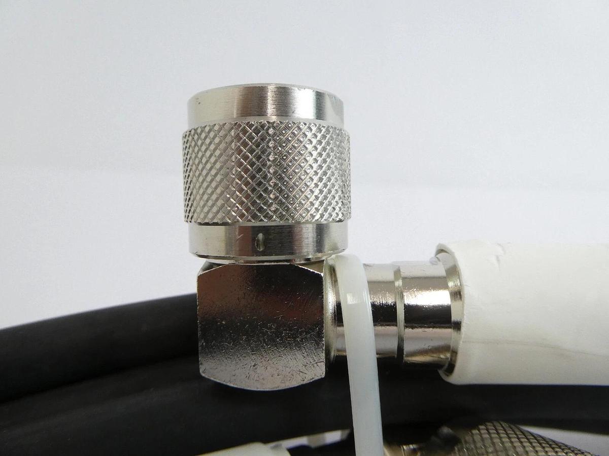 Used Lam Research 03-378300-00 Auto Match RF Coaxial Cable Assembly Working Surplus