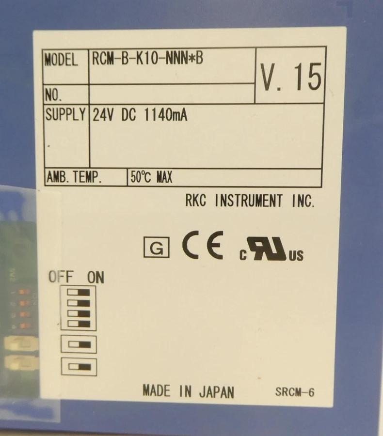 Used RKC Instrument RCM-B-K10-NNN*B Temperature Controller Reseller Lot of 6 Working