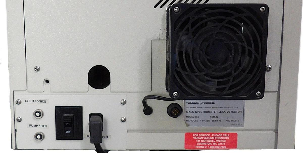 Used Varian Vacuum 956 Portatest II Mass Spectrometer Leak Detector Tested As-Is