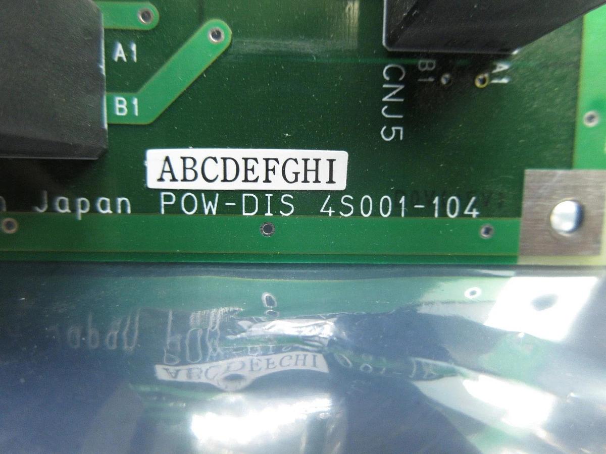 Used Nikon 4S001-104 Interface Board PCB POW-DIS NSR-S306C DUV System Used Working