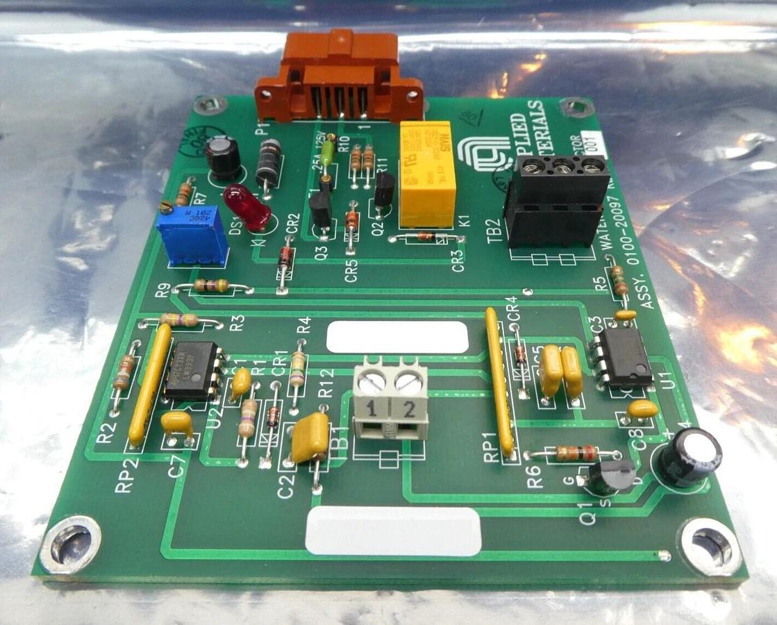 Used AMAT Applied Materials 0100-20097 Water Leak Detector PCB Working Surplus