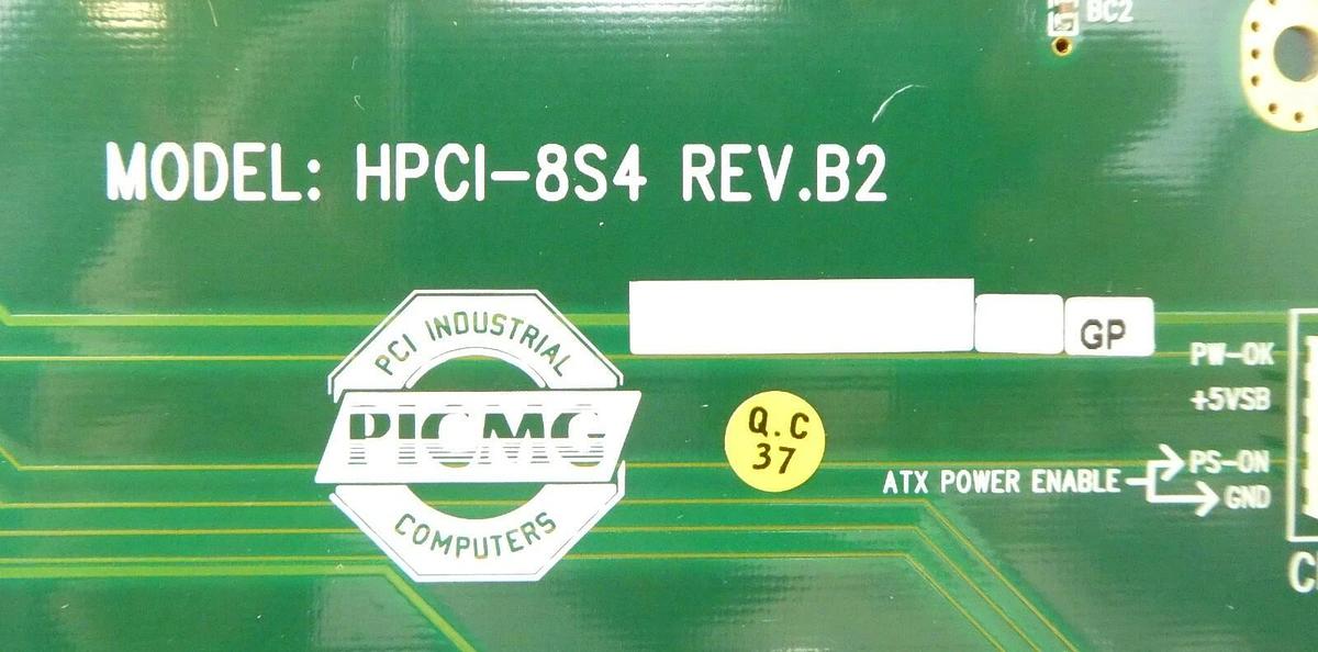 ADLINK Technology HPCI-8S4 Backplane PCB GaSonics 3500 Asher New Surplus