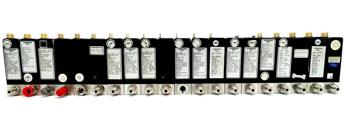 Used UNIT Instruments UFC-1100 Mass Flow Controller MFC Ar HCl NH3 CF4 H2 Lot of 20