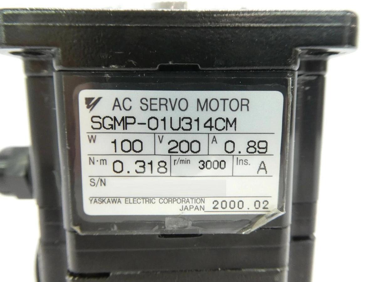 Used Yaskawa Electric SGMP-01U314CM AC Servo Motor SGMP Working Surplus