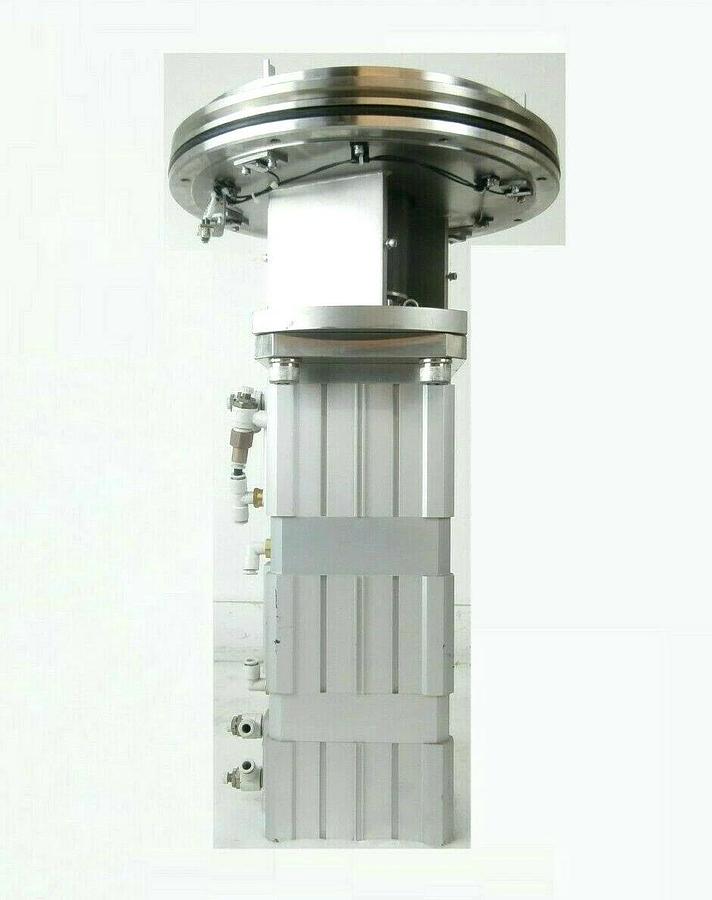 Used SMC CDQ2F140-XC11-DCM929EM Pneumatic Cylinder Chamber Wafer Chuck Working Spare