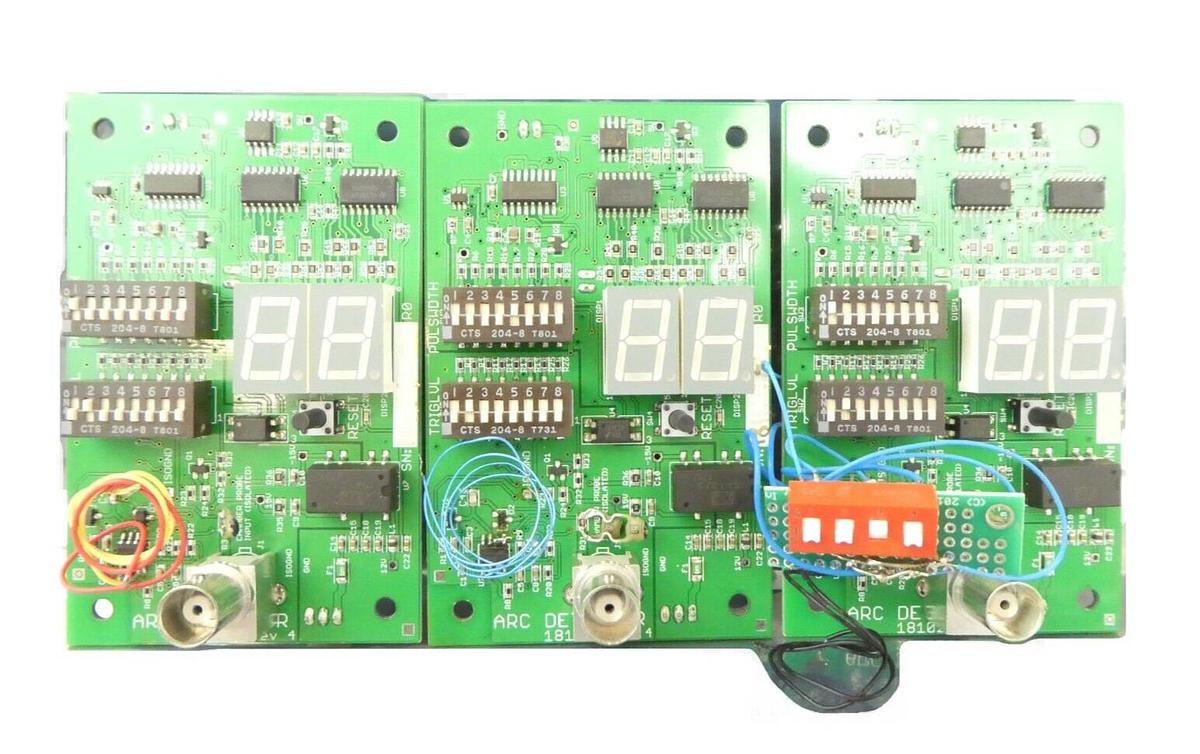 Used BluePoint Controls 181020 Chamber Arc Detector PCB Lot of 3 AMAT Working Surplus