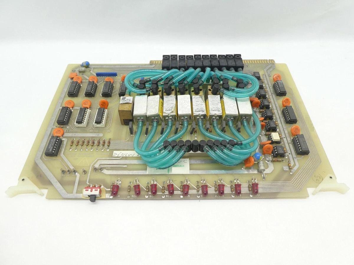 Used Varian Semiconductor VSEA D-F3164001 Electro Pneumatic Interface PCB Card Rev. C
