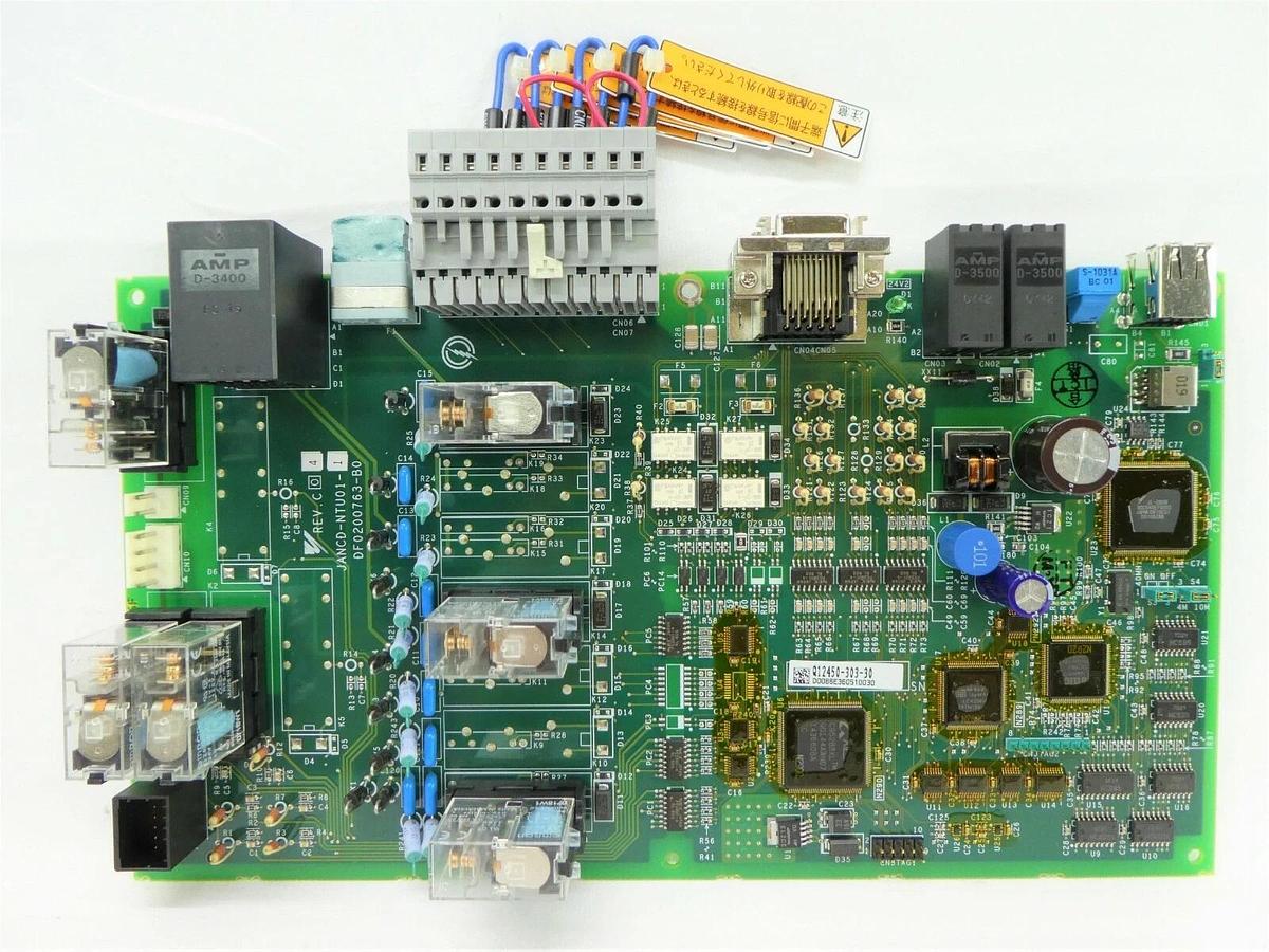 Used Yaskawa Electric JANCD-NTU01-1 Processor PCB Assembly Working Surplus