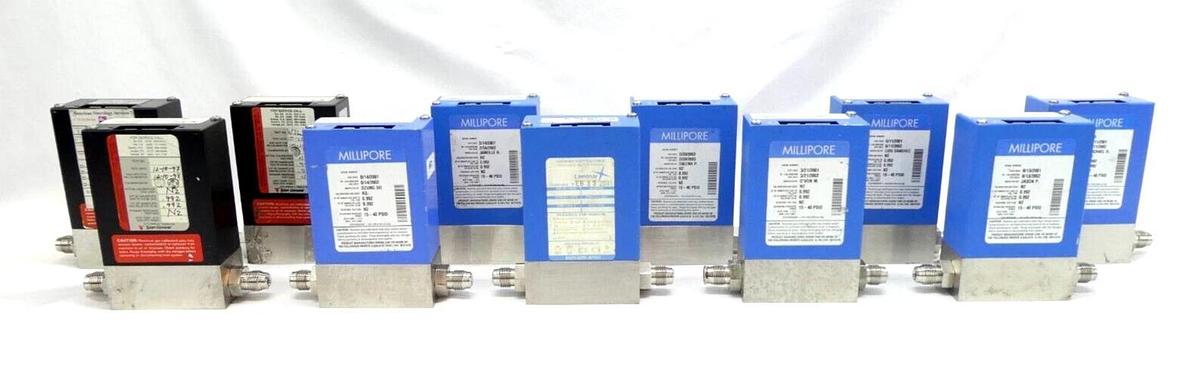 Used Millipore Tylan FC-2900V Mass Flow Controller MFC 10 SLPM O2 Reseller Lot of 11